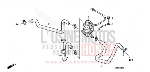 VALVE COMMANDE INJECTION D'AIR ST1300AE de 2014